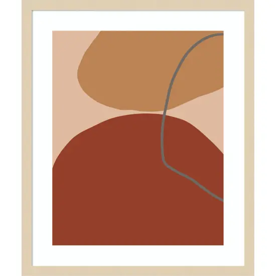 Subtile by Yopie Studio Wood Framed Wall Art Print {6}