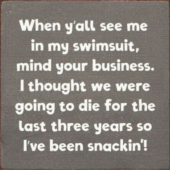 Confident and Chic in My Swimsuit Embrace Your Body and Mind Your Business Grey-White {1}