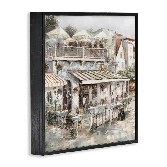Stupell Industries Town Café Patio Framed Giclee Wall Art Design by Ruane Manning {3}