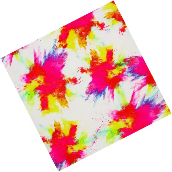 Paintball Splatter Printed Spandex Fabric Multicolor {5}