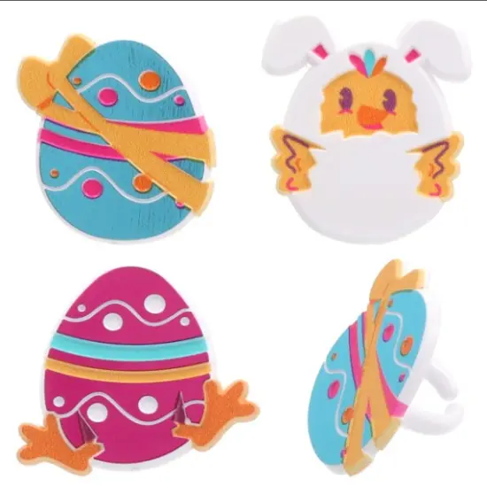 Easter Egg-Cited for Easter Cupcake Rings 12 ct {3}