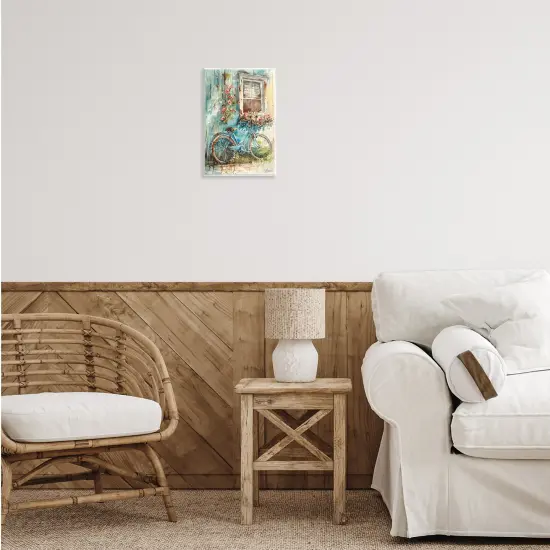 Stupell Industries Leaning Spring Bicycle Wall Plaque Art Design by Franklyn Gregory {2}