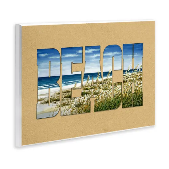 Stupell Industries Grassy Beach Typography Wall Plaque Art Design by Art Brands Holdings, LLC. {3}