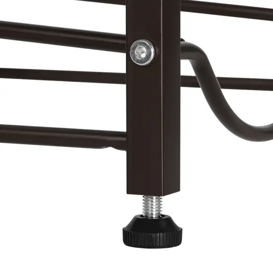 3 Tiers 5 Gallon Water Jug Holder Water Bottle Storage Rack, Dark Brown {3}