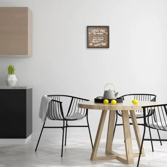 Stupell Industries Chat Before Coffee Humor Framed Giclee Wall Art Design by Gia Graham {2}