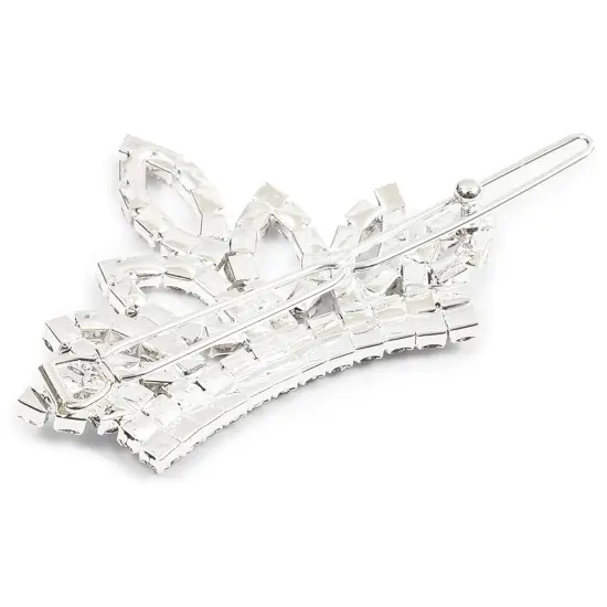 2.5 x 1.4 Inch Dog Crown with White Rhinestone, Small Pet Tiara (2 Pack) {7}