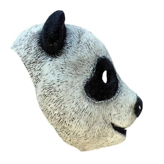 Panda Adult Latex Costume Mask {5}