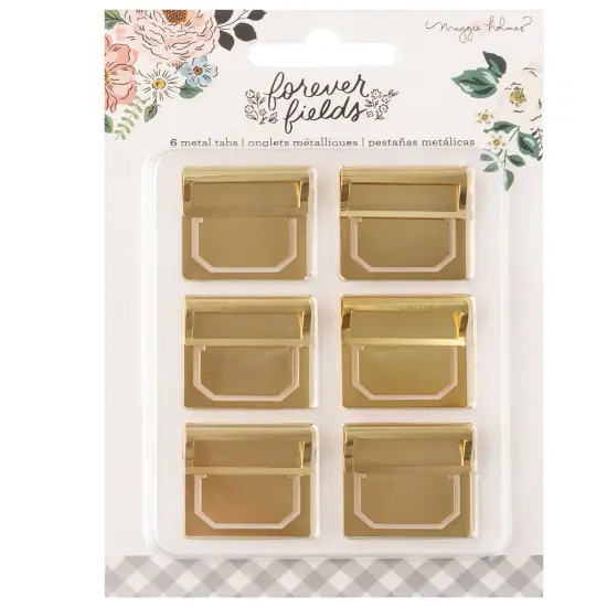 Maggie Holmes Forever Fields Metal Page Tabs-8/Pkg {1}