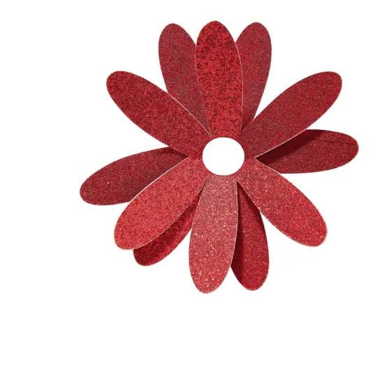 30 Sheets Red Glitter Cardstock Paper for DIY Crafts, Card Making, Invitations, Double-Sided, 300gsm (8.5 x 11 In) {6}