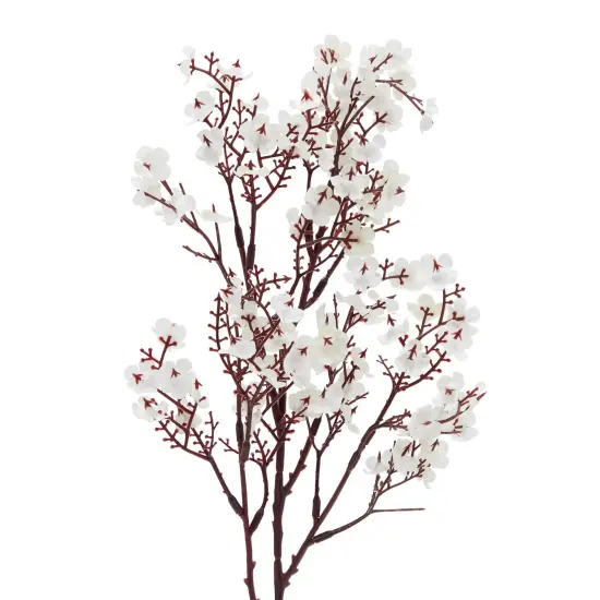 6 Pack Silk Artificial Baby's Breath Flowers with Stem, Babies Breath Faux Flower Bouquet, Fake Floral Arrangement for Table Centerpiece Decorations (20 in, White) {5}