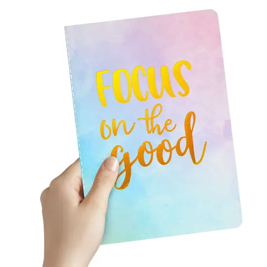 6 Pack Inspirational Notebooks for Women, A5 Motivational Soft Cover Journals for Students, Watercolor Designs, Gift Set (5.7 x 8.2 In) Multicolor {4}