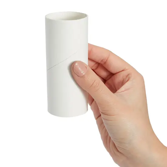 48 Pack Cardboard Tubes, Empty White Toilet Paper Rolls for Crafts, Classroom, DIY Projects (1.6 x 4 In) {7}