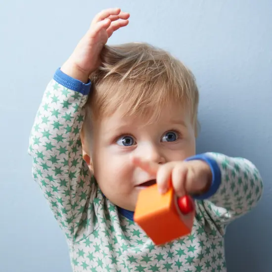 HABA Fun with Sounds Wooden Discovery Blocks for Toddlers with Acoustic Sounds, Toddler Toys for Preschool Learning Activities Multicolor {7}