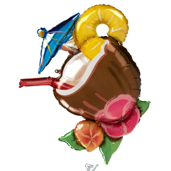 Anagram&reg; 30 Inch Coconut Pina Colada Balloon {4}