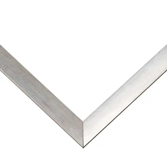 11x17Alloy 0.75Wood Moulding, Wall Display Frame for Art, Posters, or Photos by wallsthatspeak Nickel {2}