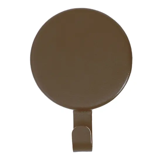 Haute Decor Attract&reg; Magnetic Hanger, 1 Pack - Strong Magnet Hook for Metal Doors and Surfaces Brown {1}