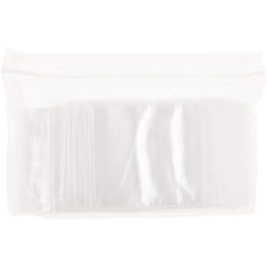 Plymor 2.5" x 3", 2 Mil Zipper Reclosable Plastic Bags {3}