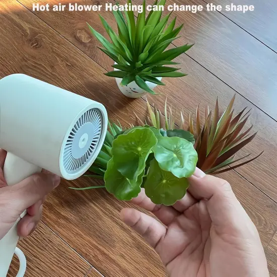 Artificial Succulent Plants Agave-Penny Grass 4 Pcs Fake Succulents Unhydrated Yucca Real Touch Lifelike Plants Fake Succulents Greenhouse DIY Garden Home Office Decoration Fake Suculents {4}