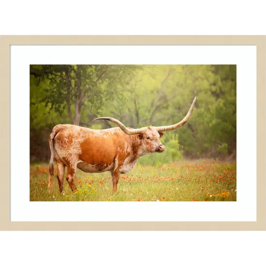 Sunlit Midwest I by PHBurchett Wood Framed Wall Art Print {1}