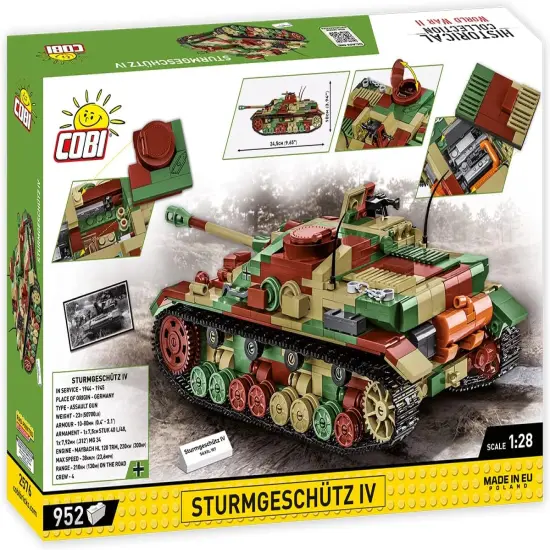 COBI Historical Collection WWII STURMGESCHUTZ IV Tank {2}