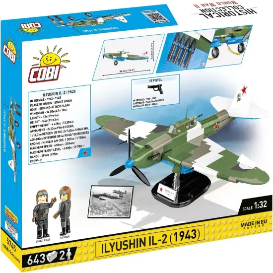 COBI Historical Collection WWII IL-2 (1943) Plane {3}