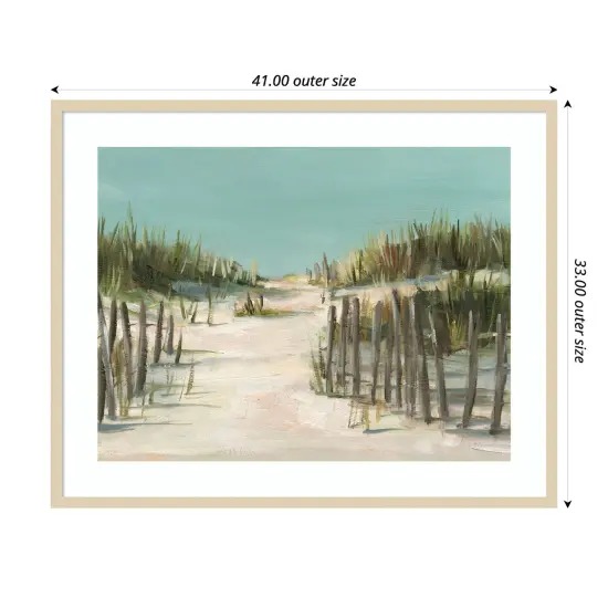 Warm Dunes II by Ethan Harper Wood Framed Wall Art Print {4}