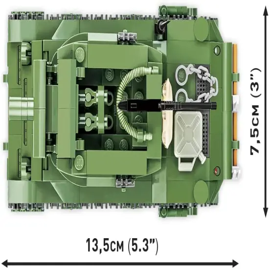 COBI Historical Collection World War IIH.M.C M8 SCOTT Tank {4}