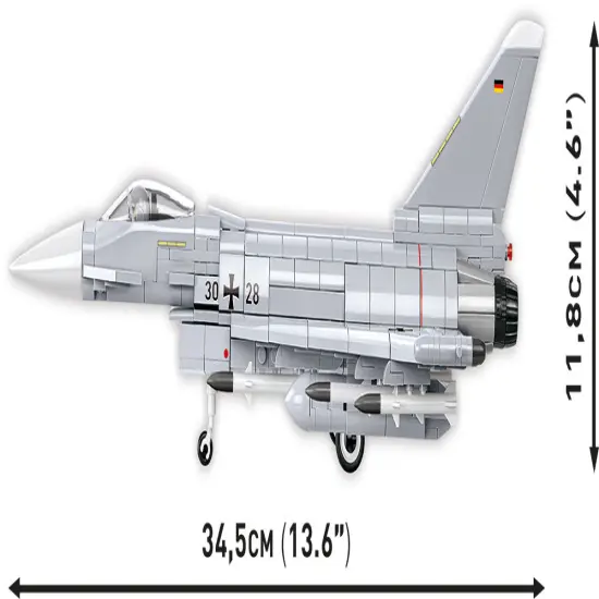 COBI Armed Forces EUROFIGHTER (GERMANY) Historical Plane {6}