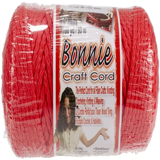 Bonnie Macrame Craft Cord 4mmX100yd {2}