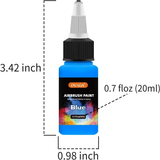 Airbrush Paint Set, 11 Colors (20 ml/0.7 oz), Ready to Spray, {4}