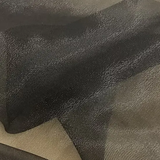 1 Yard Black Crystal Organza Fabric Sheer Shiny Lightweight Polyester 58/59 inches wide {5}