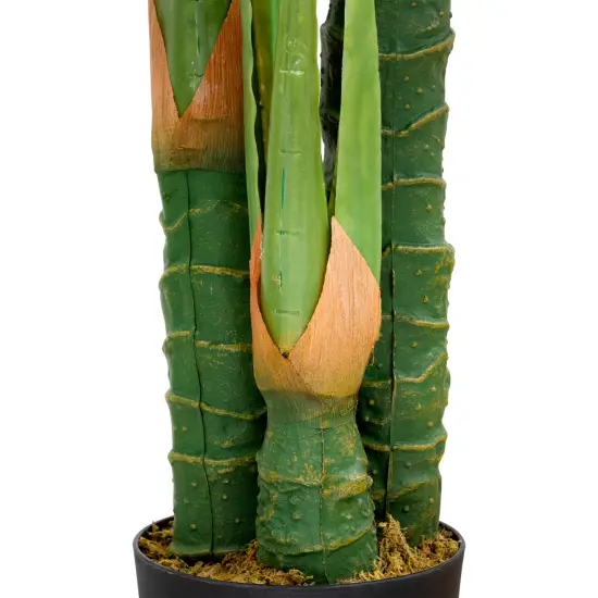 Northlight Potted Wide Taro Leaf Artificial Greenery Floor Plant - 47" {6}