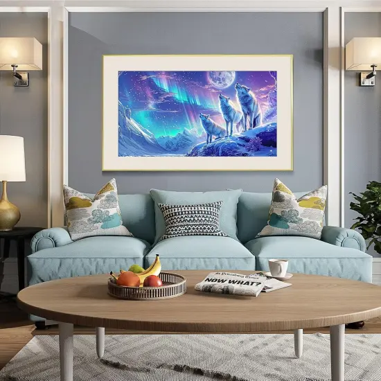 5D Wolf Diamond Art Kits {3}