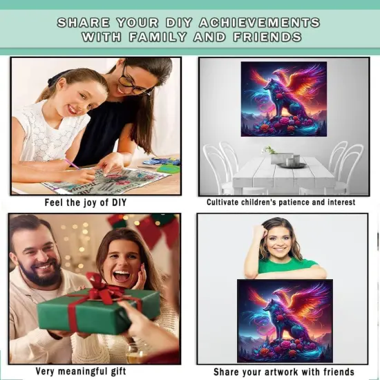 Wolf Diamond Art Kits {3}