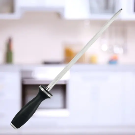 ZWILLING 10-inch Sharpening Steel with Stainless Steel End Cap {5}