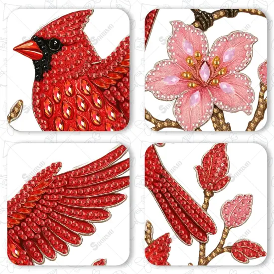 Tabletop Diamond Art Painting Kit Bird {2}