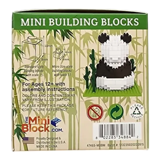 Mini Building Blocks - Giant Panda {4}