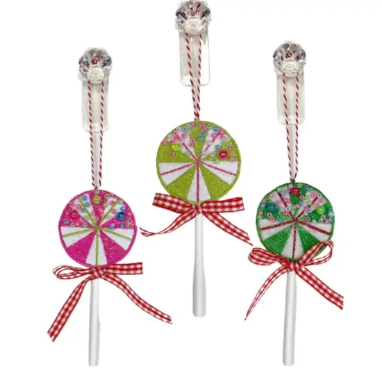 Embroidered with Beading Lollipops (Set of 3) {1}