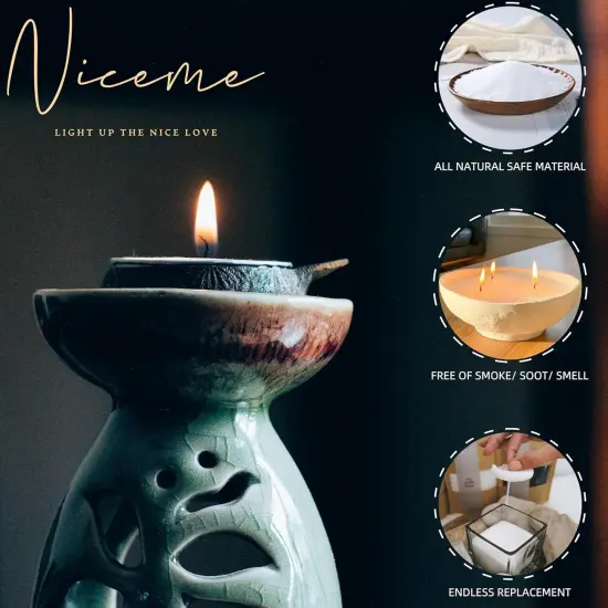 26Oz / 750g Refillable Beaded Wax Sand with 30 wicks and 2 pcs Centering Devices {2}