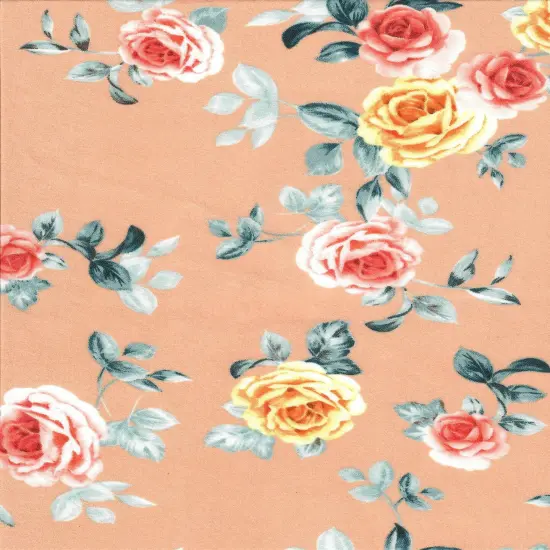 1 Yard CEY Printed Floral Flower Sublimation Fabric Lightweight Polyester 58/59 Inches Wide SEAFOAM {3}