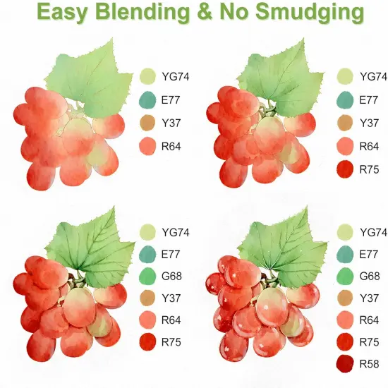 120 Colors Dual Tip Alcohol Markers Set {4}