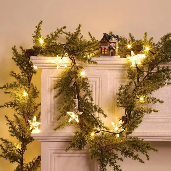 Christmas Decoration for Home Fireplace Table Decor {4}