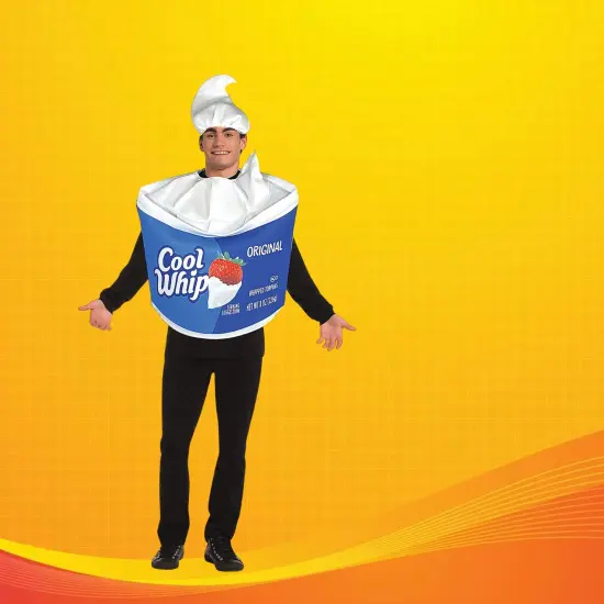 Kraft Cool Whip Adult Costume Cool Whip Tunic and Matching Hat {5}
