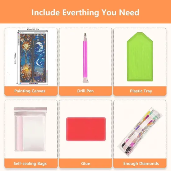 Sun and Moon Diamond Painting Kits for Adults {4}