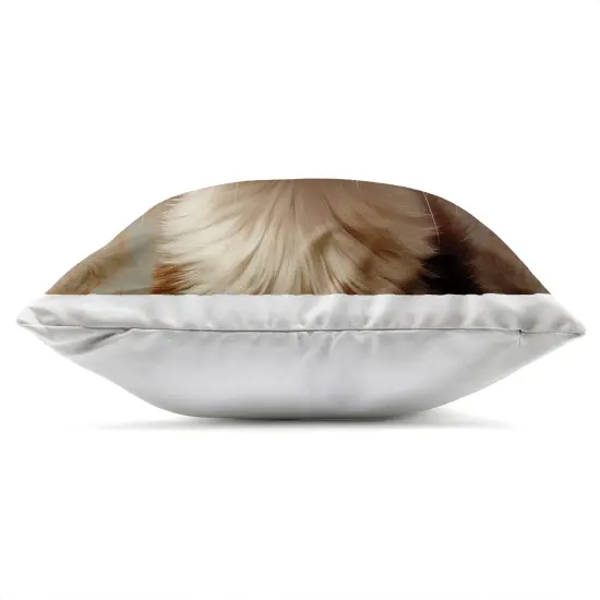 Stupell Industries Cat with Fashionable Turban Outdoor Pillow, 18 x 7 x 18 {3}