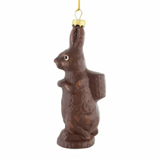 Cody Foster 4.75 In Chocolate Rabbit Easter Tree Ornament , Christmas Decor Easter Bunny Cream {3}