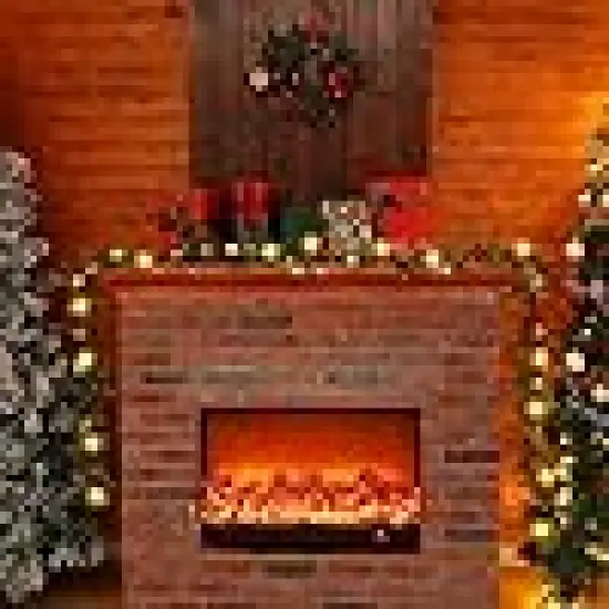 Remote for Mantle Fireplace Christmas Stairs {6}