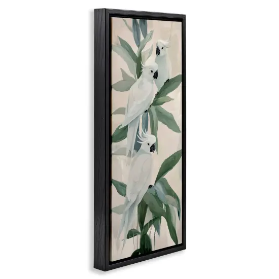 Stupell Industries Cocoatoo Roost Birds Floating Frame, design by Amanda Tsoukanelis {3}