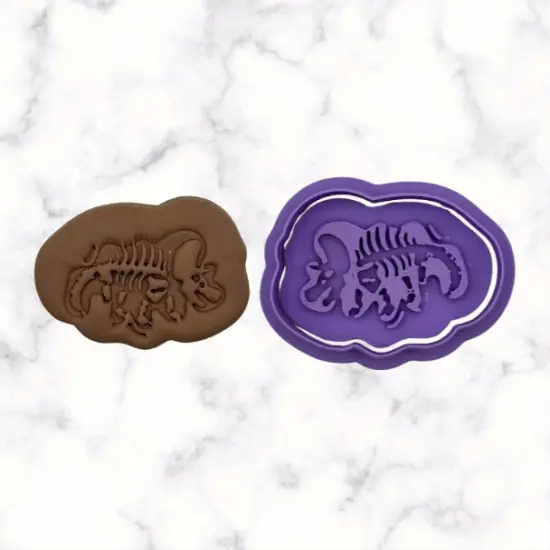 Dinosaur Full Body Cookie Cutter and Stamp {4}