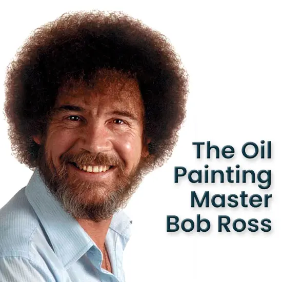 Bob Ross Master Artist Oil Paint Set Bundle with Aluminum Table Easel (2 Items) Paint Set & Easel {7}